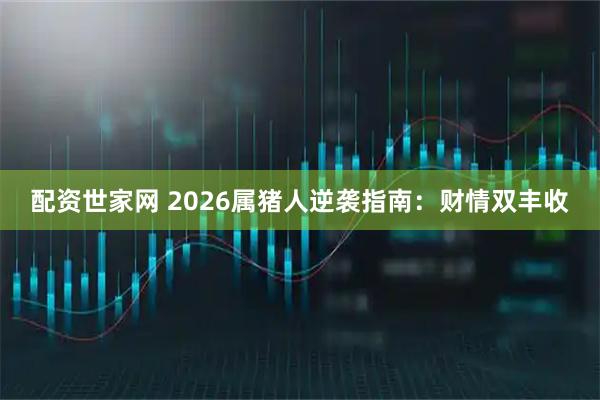 配资世家网 2026属猪人逆袭指南：财情双丰收