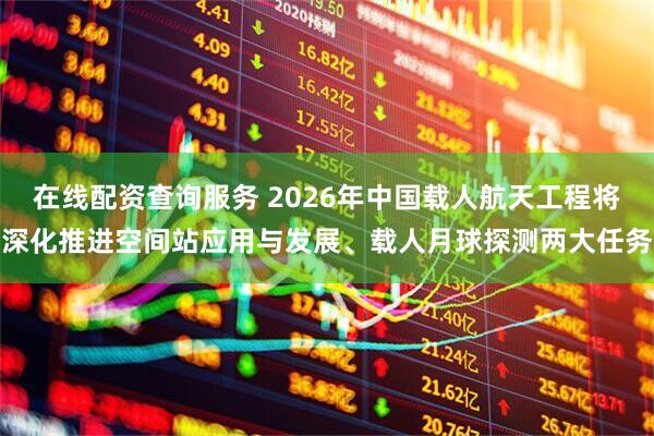 在线配资查询服务 2026年中国载人航天工程将深化推进空间站应用与发展、载人月球探测两大任务